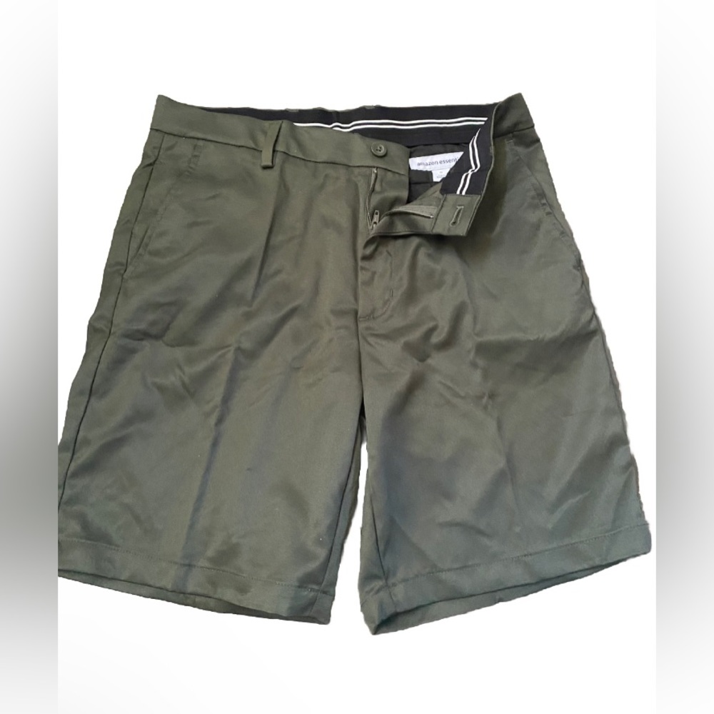 Mens Green Shorts Size 29 Amazon Essentials